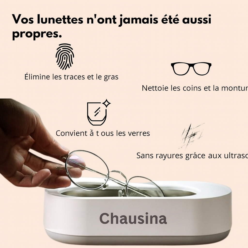 Chausina™ Nettoyeur ultrasons