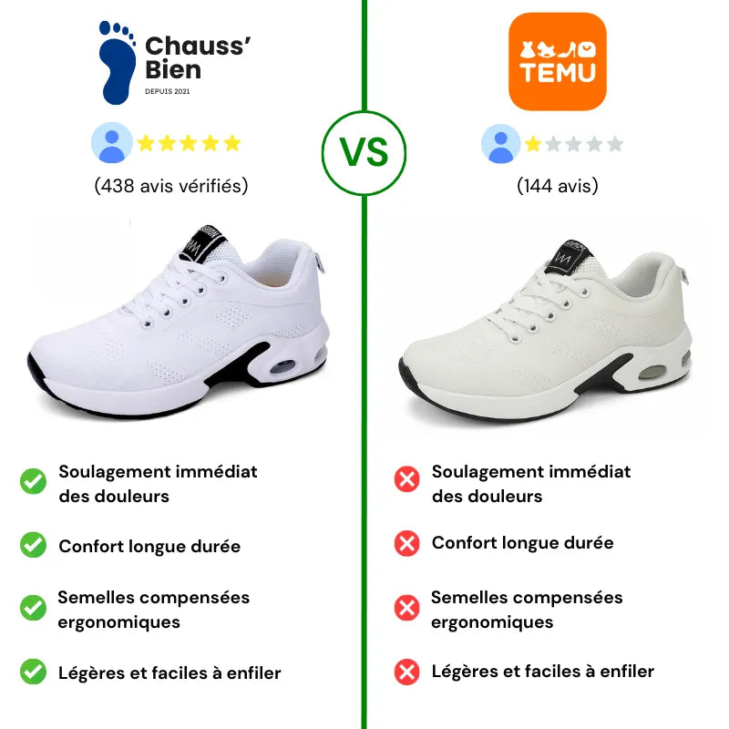 Chausina™ - Baskets à confort orthopédique