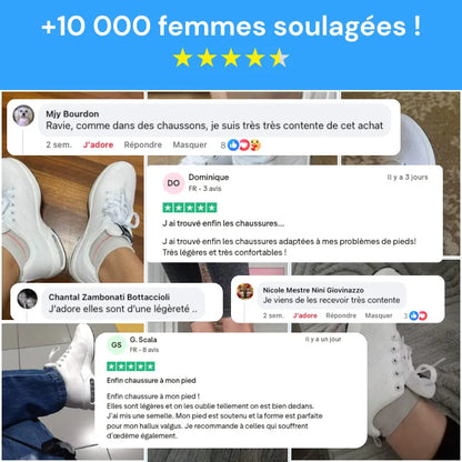 Chausina™ - Baskets à confort orthopédique